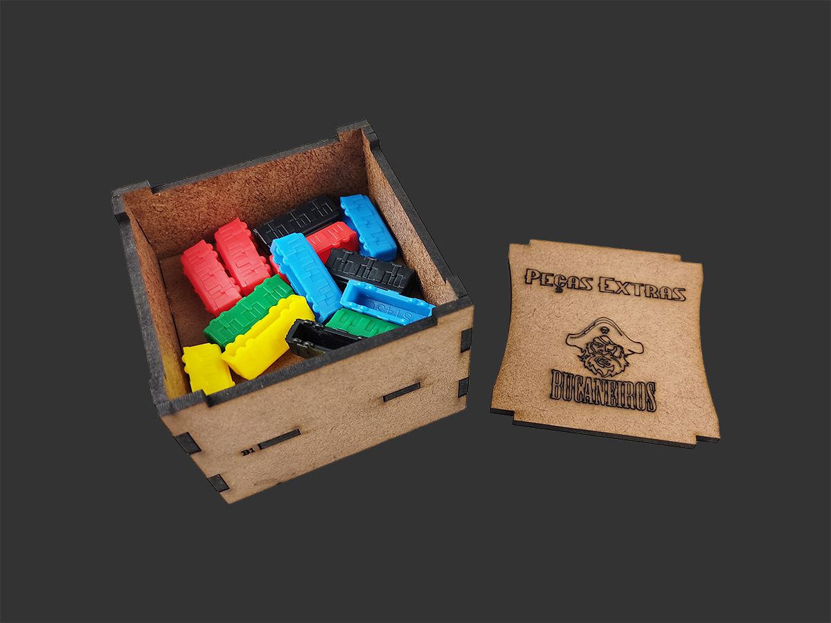 Organizador (INSERT MDF) para Ticket to Ride: Europa - Bucaneiros