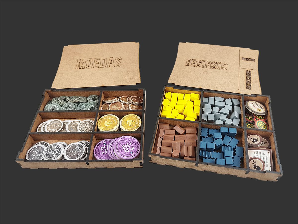 UPGRADE KIT para Organizador (INSERT MDF) Scythe - Modelo 1 para o