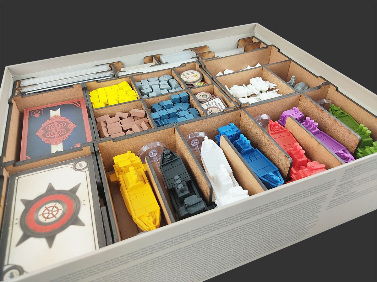 Organizador (INSERT MDF) para Scythe - Modelo 2 - Bucaneiros Jogos