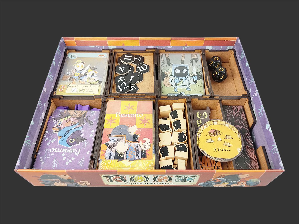 Organizador (INSERT MDF) para Root (Expansões) - Bucaneiros Jogos