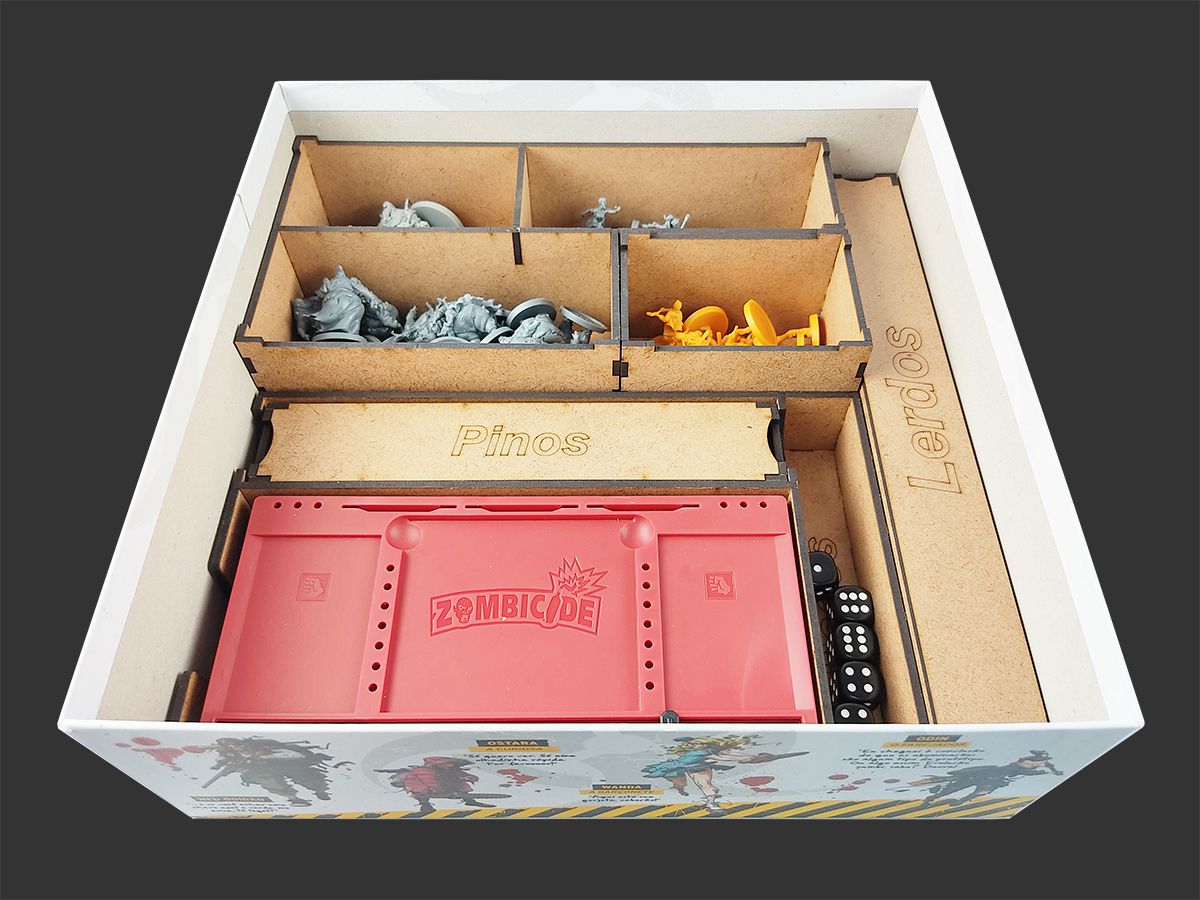 Organizador (INSERT MDF) para Zombicide 2ª Edição - Bucaneiros