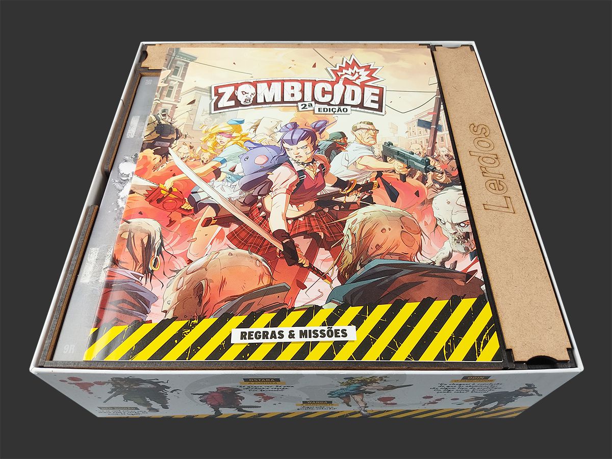 Organizador (INSERT MDF) para Zombicide (2ª Edição) - Washington Z.C Organizador (INSERT MDF) para Zombicide (2ª Edição) - Washington Z.C
