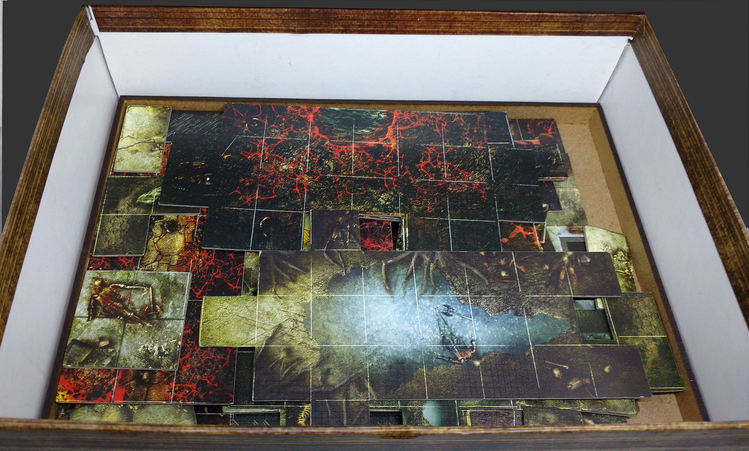 Organizador (INSERT MDF) para Dungeon Saga - Bucaneiros Jogos