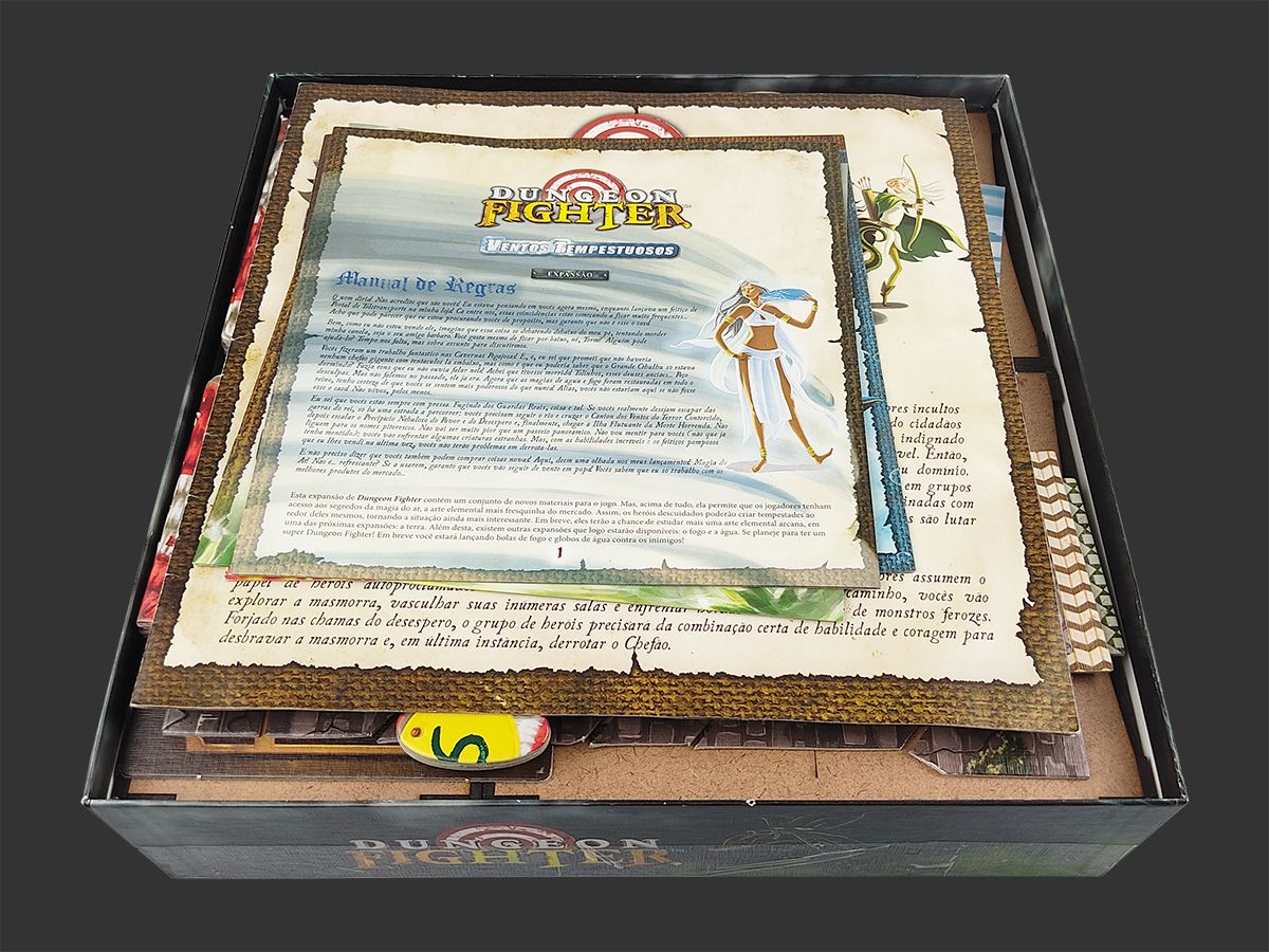 Organizador (INSERT MDF) para Dungeon Fighter + Expansões