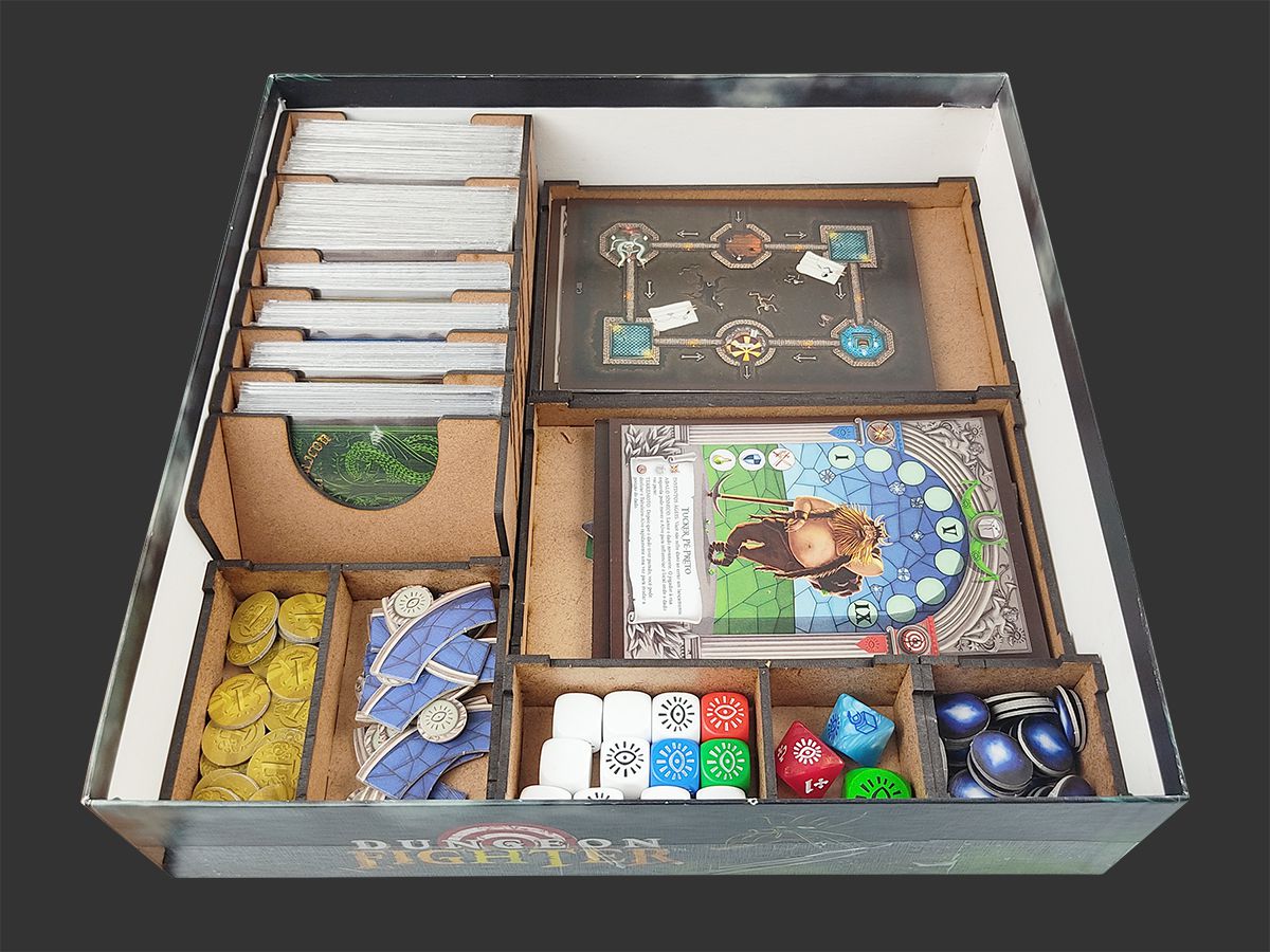 Organizador (INSERT MDF) para Dungeon Fighter + Expansões