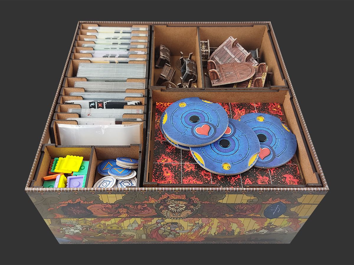 Organizador (INSERT MDF) para Descent: Lendas da Escuridão