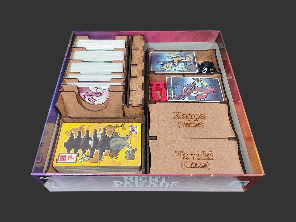 Organizador (INSERT MDF) para Night Parade of a Hundred Yokai
