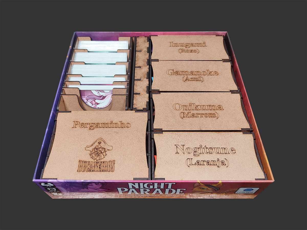 Organizador (INSERT MDF) para Night Parade of a Hundred Yokai