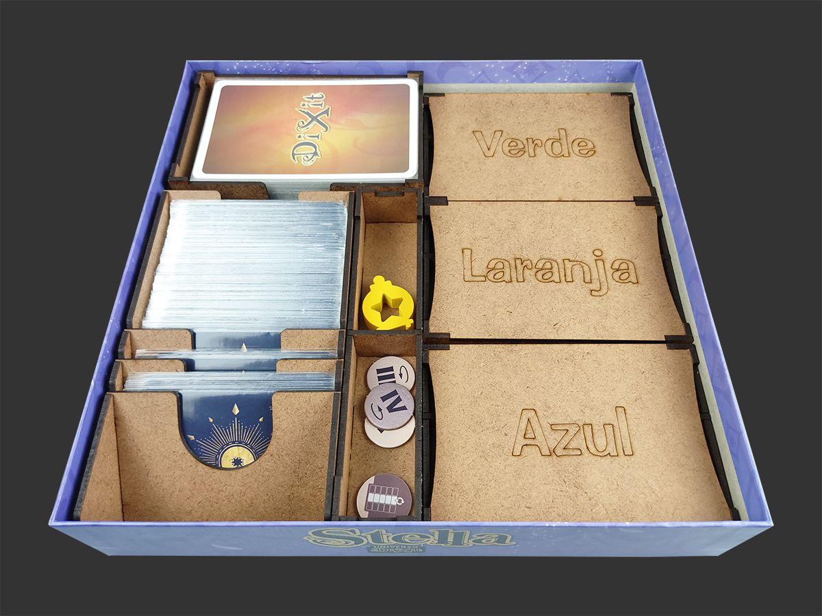 Organizador (INSERT MDF) para Stella: Universo Dixit - Bucaneiros