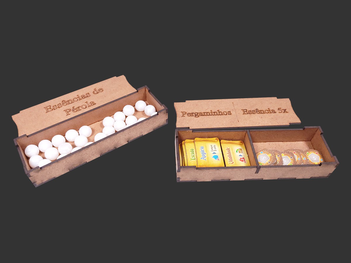 Organizador (INSERT MDF) para Res Arcana - Modelo 2 - Bucaneiros