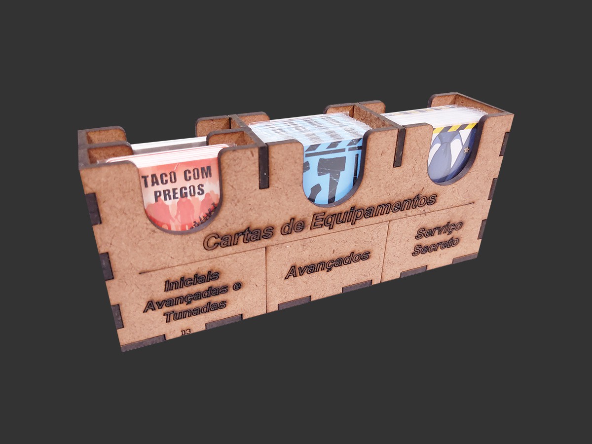 Organizador (INSERT MDF) para Zombicide (2ª Edição) - Washington