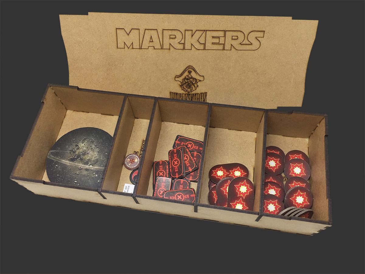小物 my_last_rebellion Organizador (INSERT MDF) para Star Wars Rebellion (Modelo 1