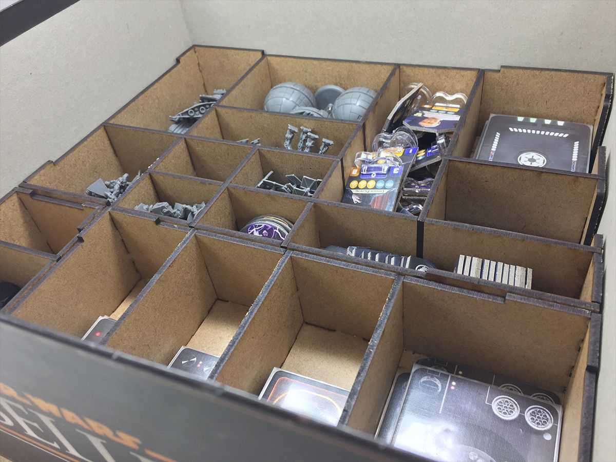 Organizador (INSERT MDF) para Star Wars Rebellion (Modelo 1