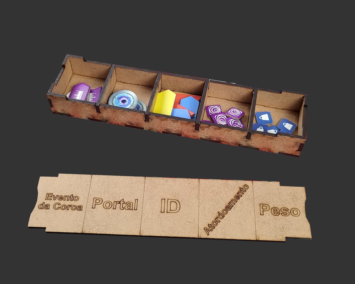 Organizador (INSERT MDF) para Reload - Bucaneiros Jogos - Board
