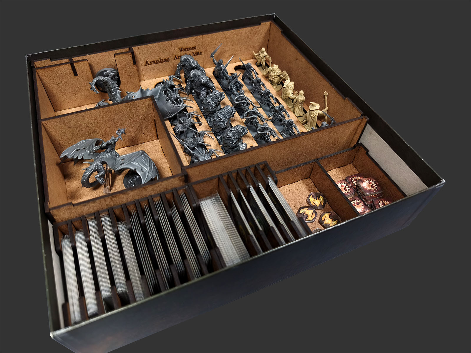 Organizador (INSERT MDF) para O Senhor dos Anéis: Jornadas na