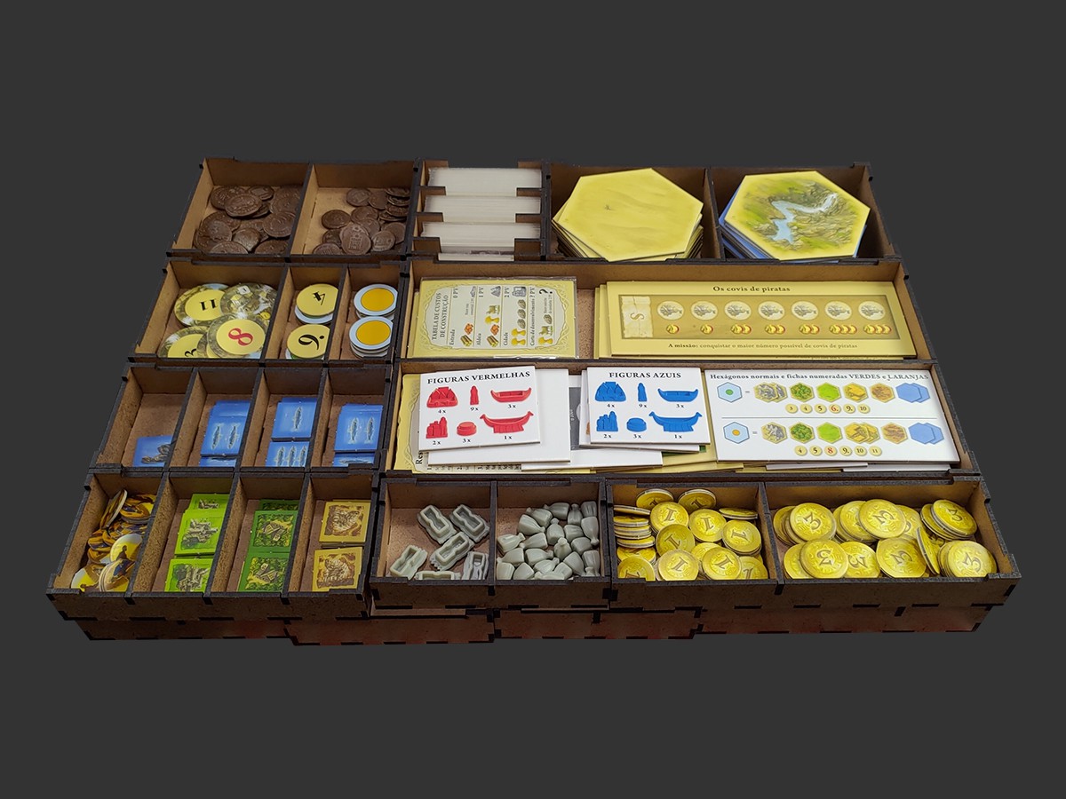 Upgrade Kit para Catan Plus - Bucaneiros Jogos - Board Games