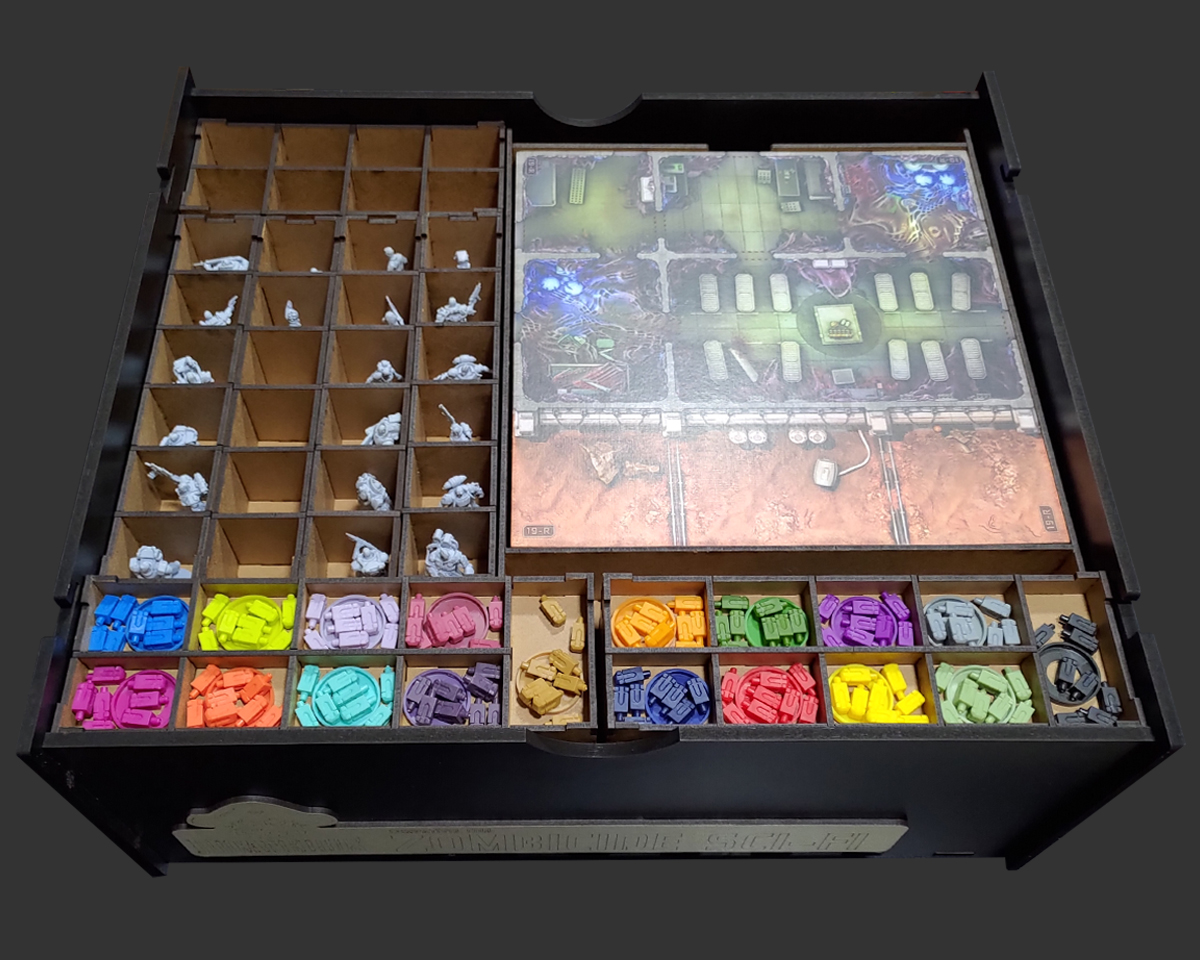 Caixa Organizadora Big Box para Zombicide: Sci-Fi - PREMIUM