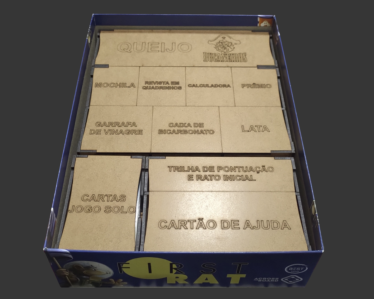 Organizador (INSERT MDF) para First Rat (com Dashboards