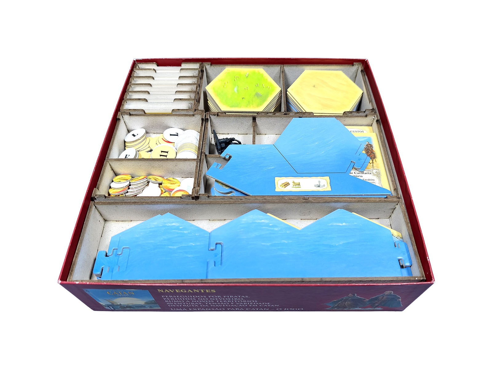 Organizador (SOFT INSERT PARANÁ) para Catan - Versão DEVIR