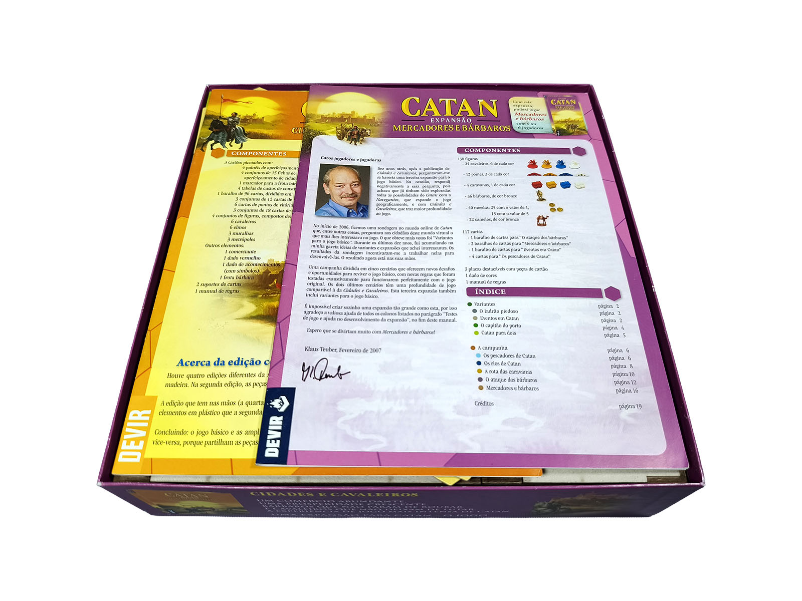 Organizador (SOFT INSERT PARANÁ) para Catan: Mercadores e Bárbaros