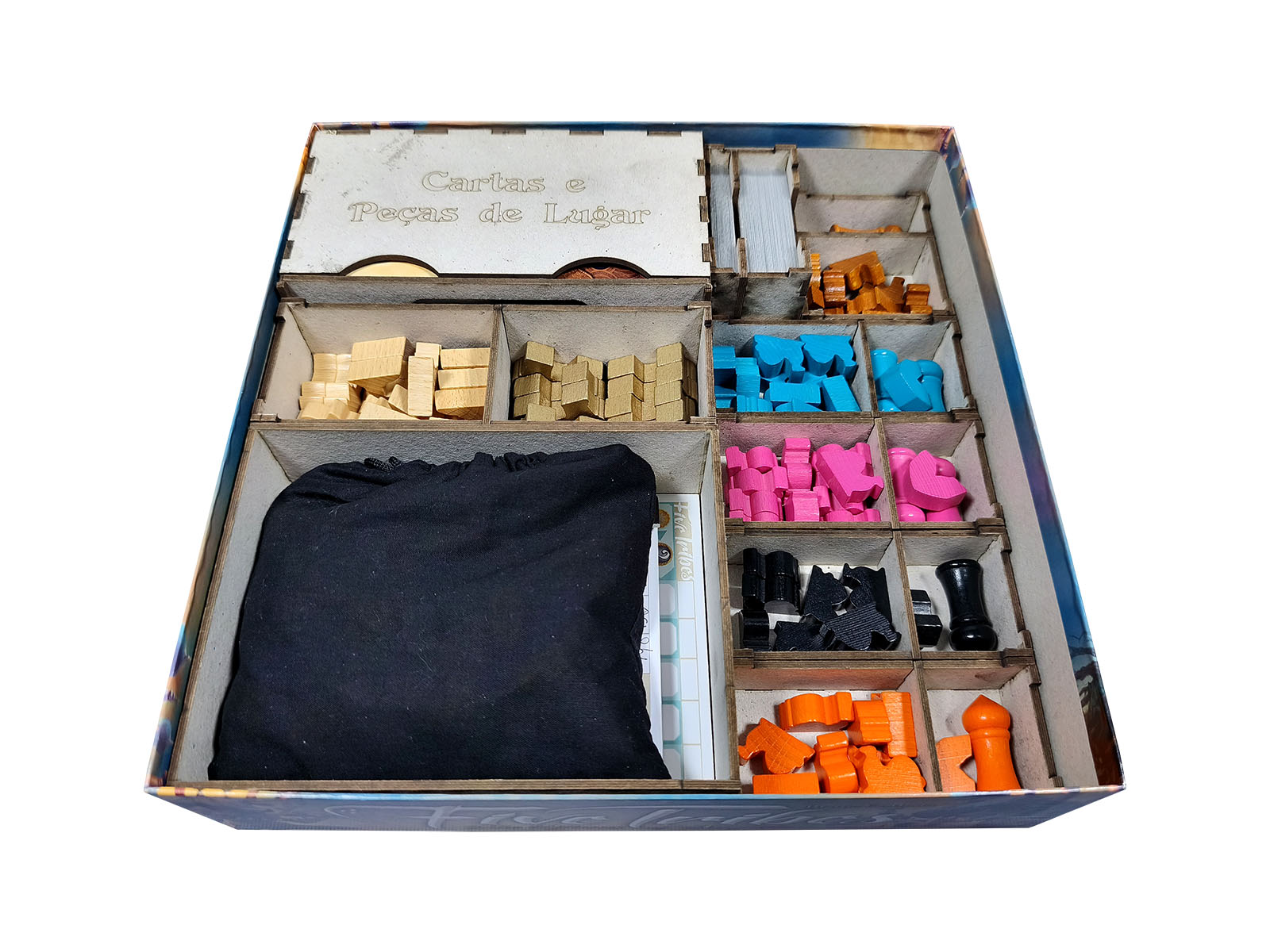 Organizador (SOFT INSERT PARANÁ) para Five Tribes - Bucaneiros