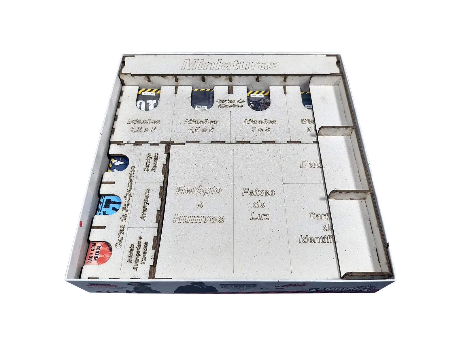 Organizador (SOFT INSERT PARANÁ) para Zombicide (2ª Edição