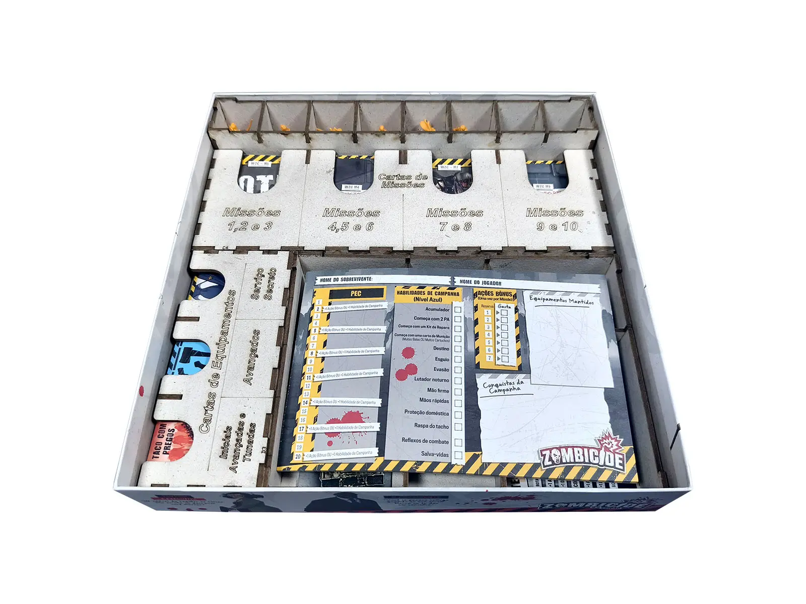 Organizador (SOFT INSERT PARANÁ) para Zombicide (2ª Edição