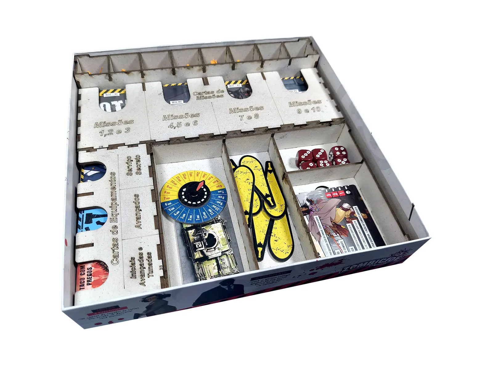 Organizador (SOFT INSERT PARANÁ) para Zombicide (2ª Edição