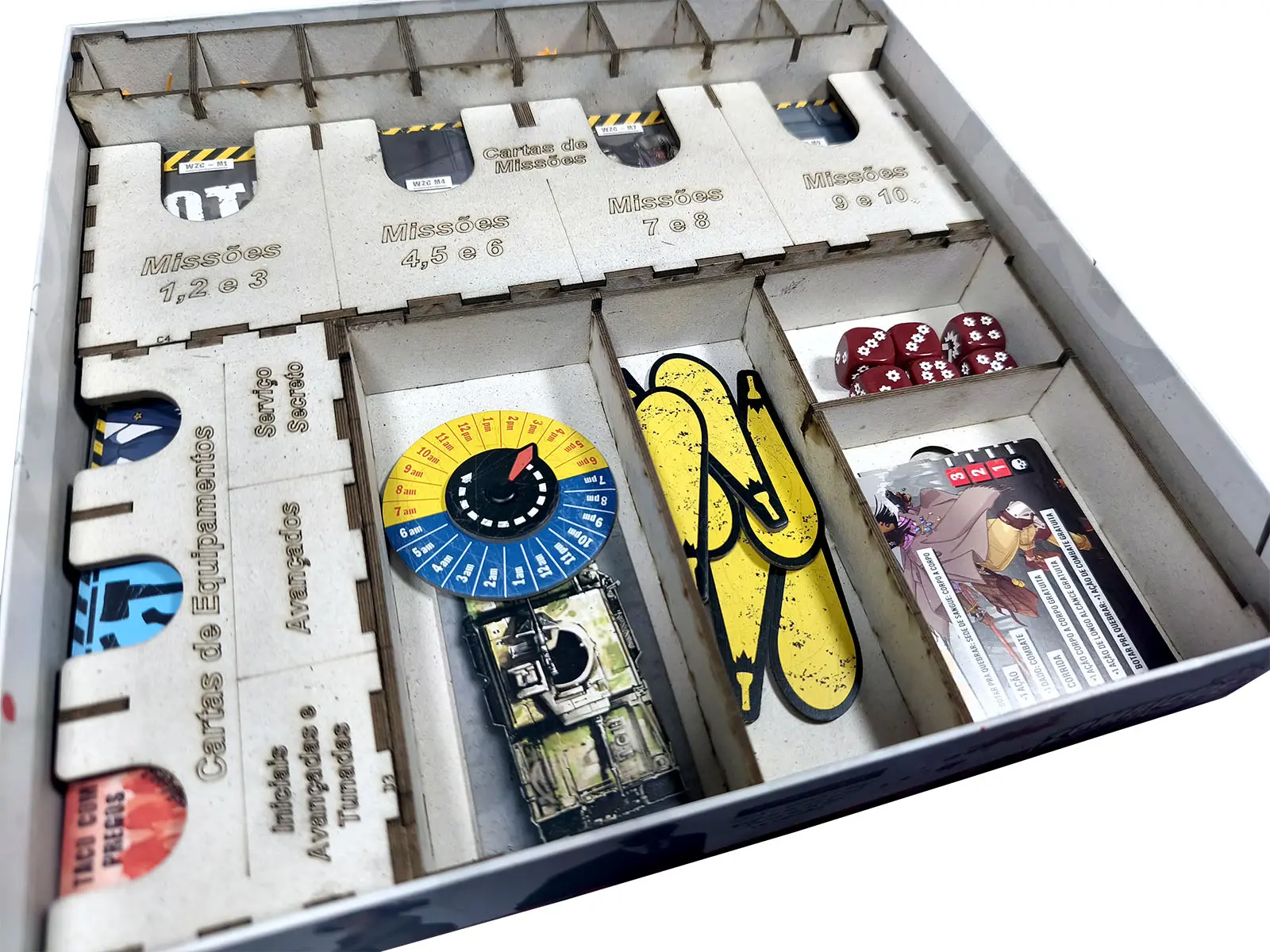 Organizador (SOFT INSERT PARANÁ) para Zombicide (2ª Edição