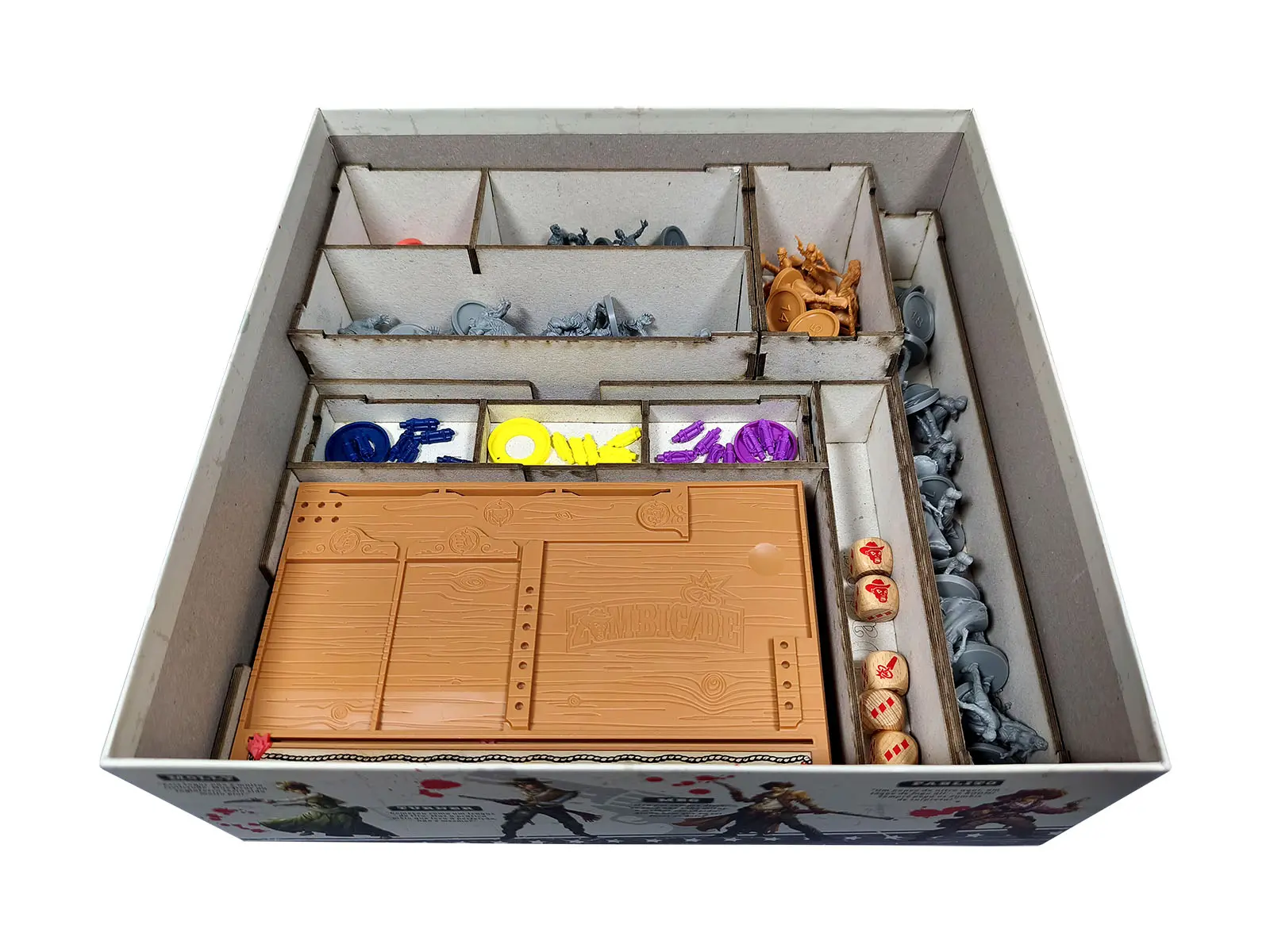 Organizador (SOFT INSERT PARANÁ) para Zombicide: Undead or Alive