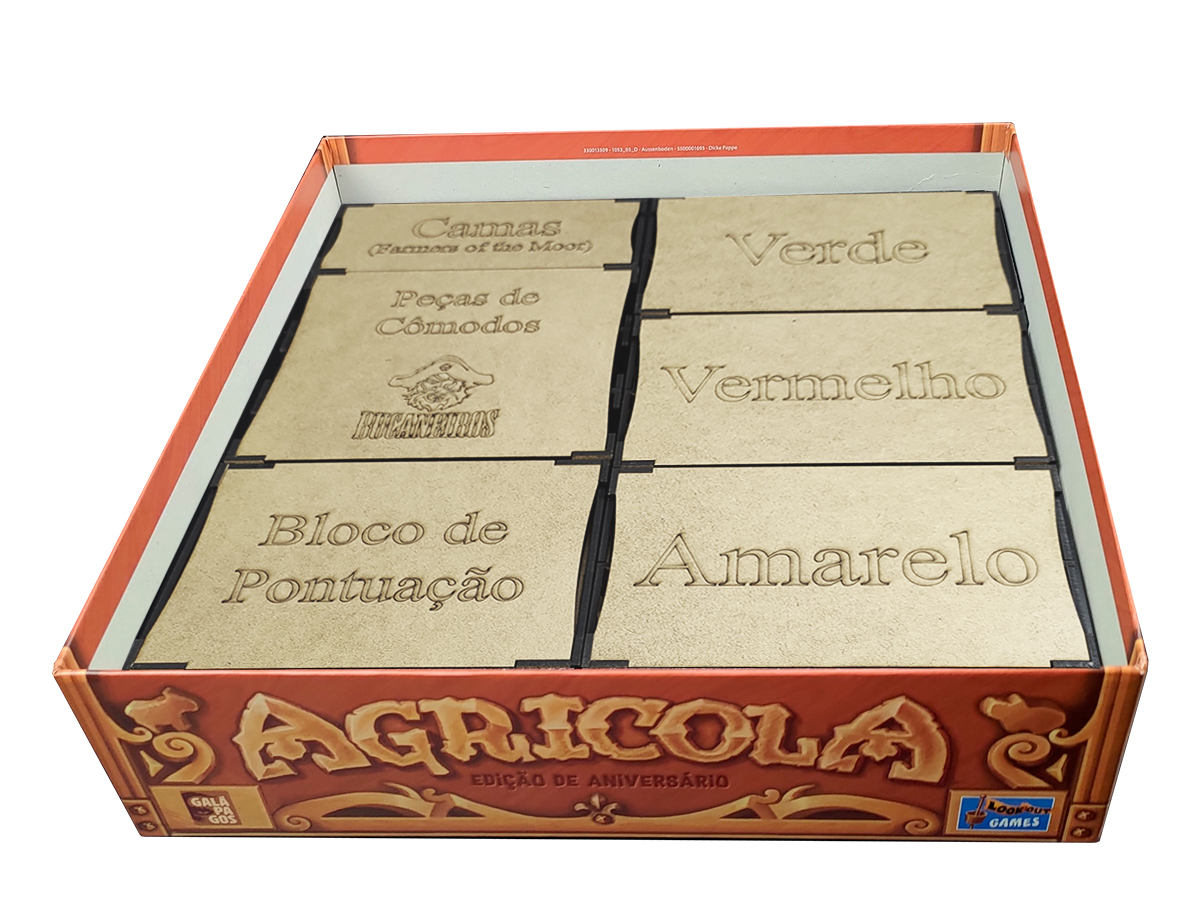 Organizador (SOFT INSERT PARANÁ) para Agricola 15 - Edição de