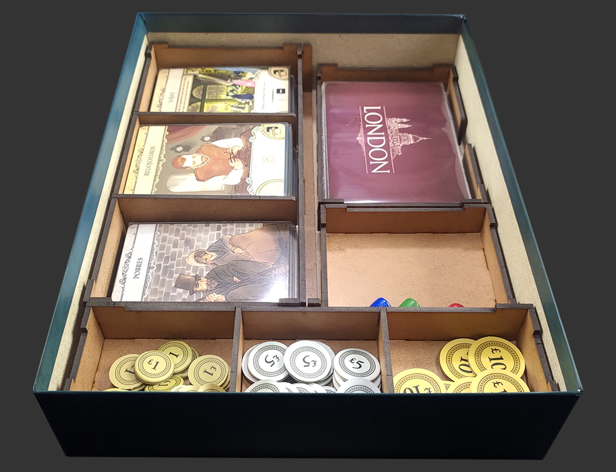 Organizador (INSERT MDF) para London (2ª Edição) - Bucaneiros