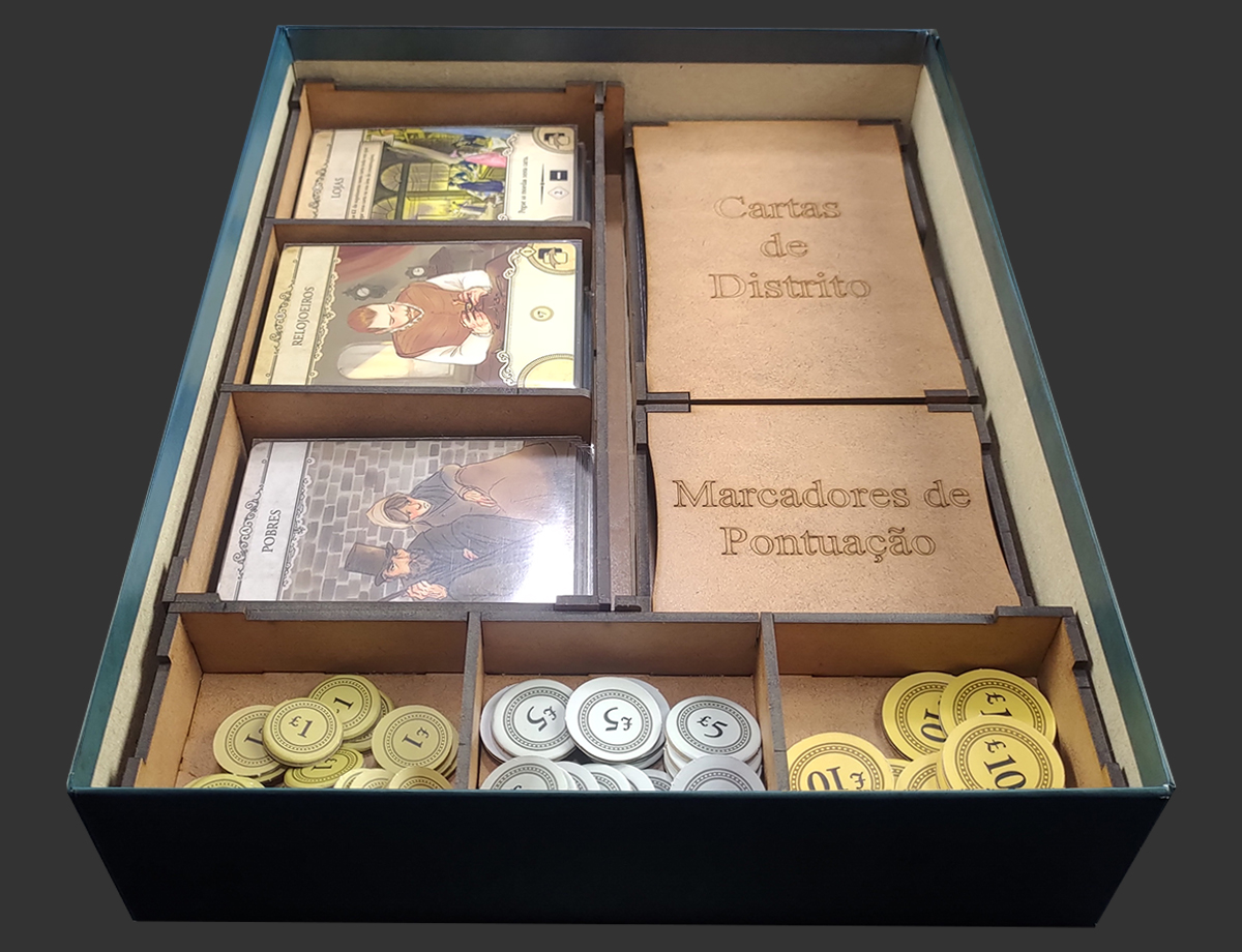Organizador (INSERT MDF) para London (2ª Edição) - Bucaneiros