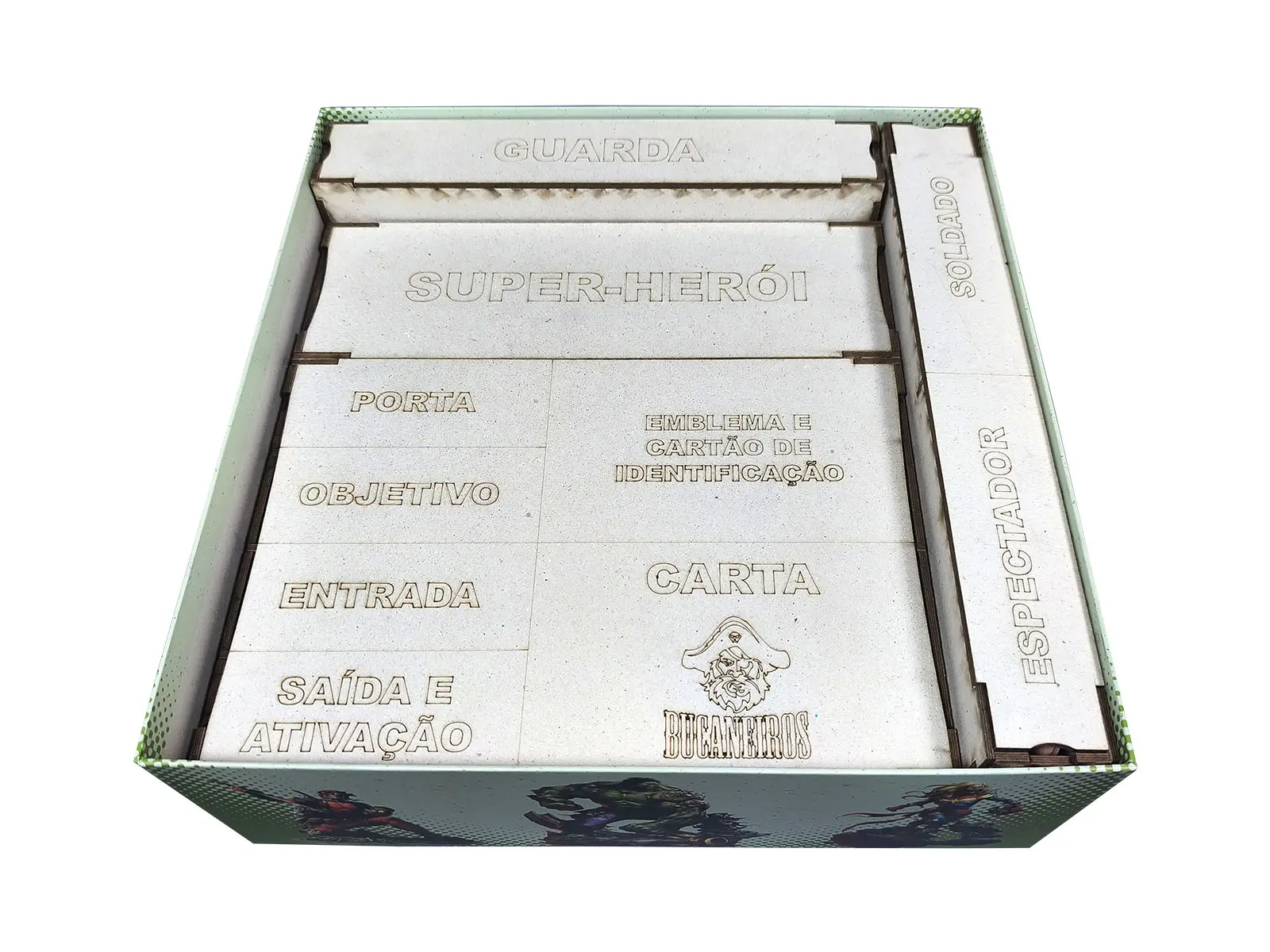 Organizador (SOFT INSERT PARANÁ) para Zombicide: Marvel Zombies