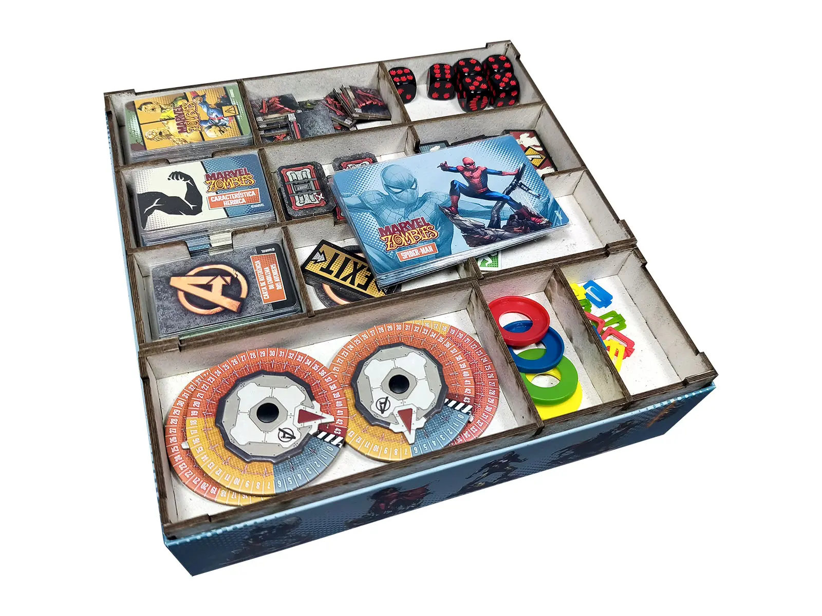 Organizador (SOFT INSERT PARANÁ) para Zombicide: Marvel Zombies