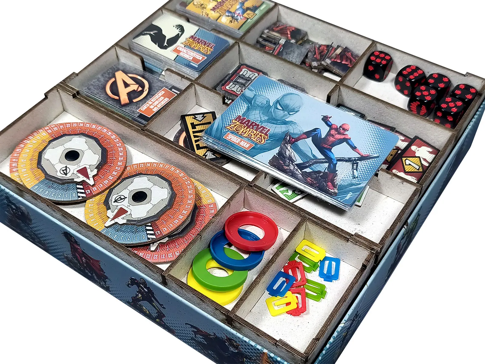 Organizador (SOFT INSERT PARANÁ) para Zombicide: Marvel Zombies