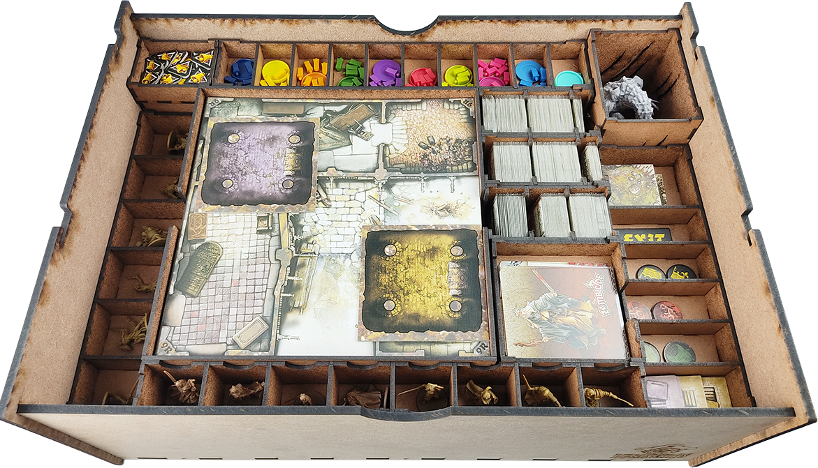 Storage_Box Portacarte Stampato In 3D Per Gioco Da Tavolo Zombicide, Contenitore Per Carte Sleeved - 2