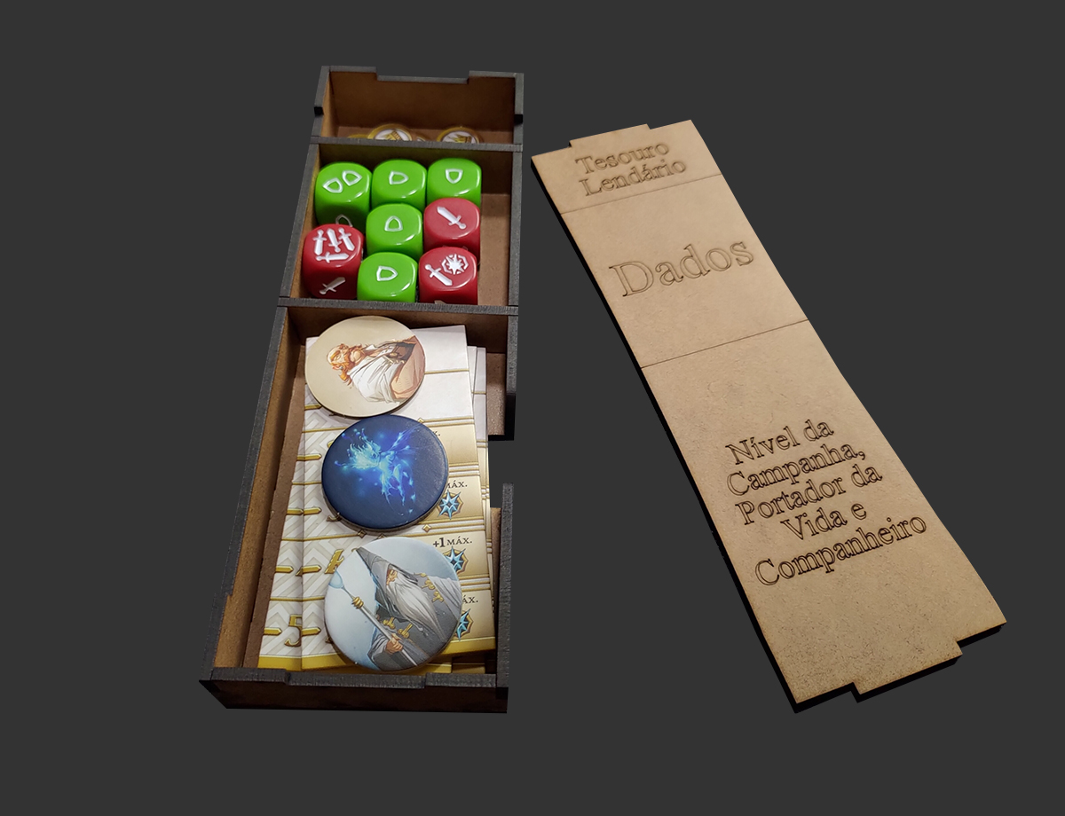 Organizador (INSERT MDF) para Massive Darkness 2: Heavenfall +
