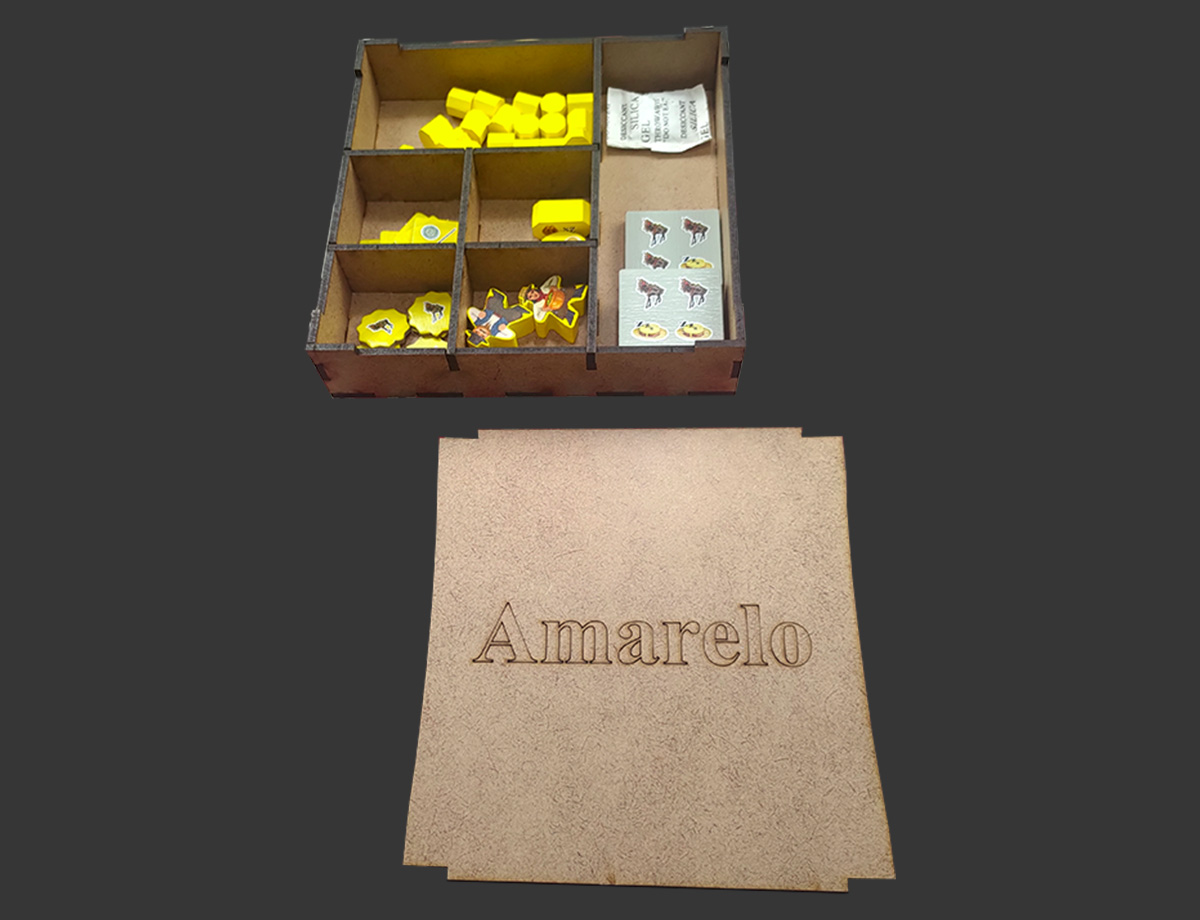 Organizador (INSERT MDF) para La Granja: Deluxe Master Set