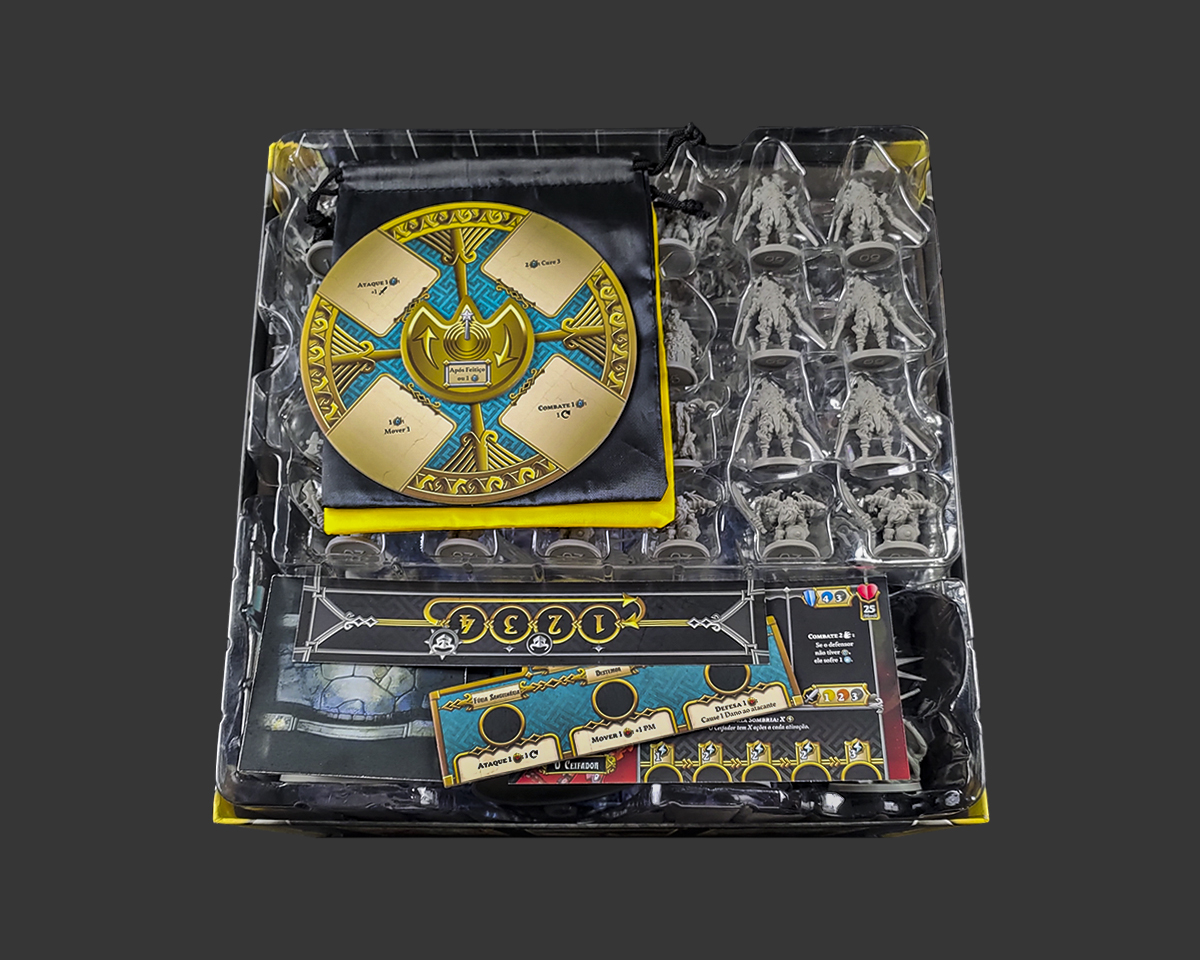 Organizador (INSERT MDF) para Massive Darkness 2: Hellscape +