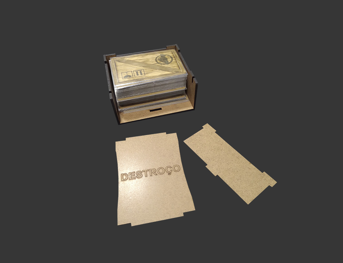 Organizador (INSERT MDF) para Hellapagos – Big Box - Bucaneiros