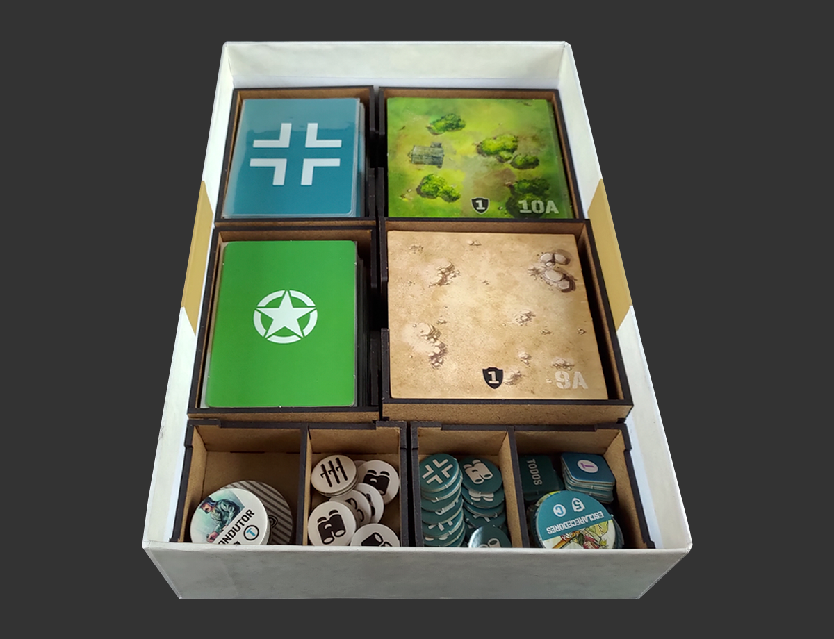 Organizador (INSERT MDF) para Destemidos (Coleção) - Bucaneiros