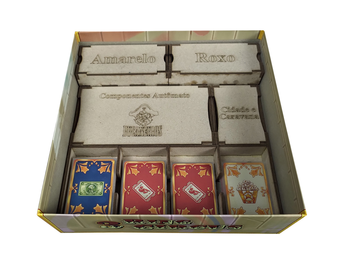 Organizador (SOFT INSERT PARANÁ) para 3 Ring Circus - Bucaneiros Jogos ...
