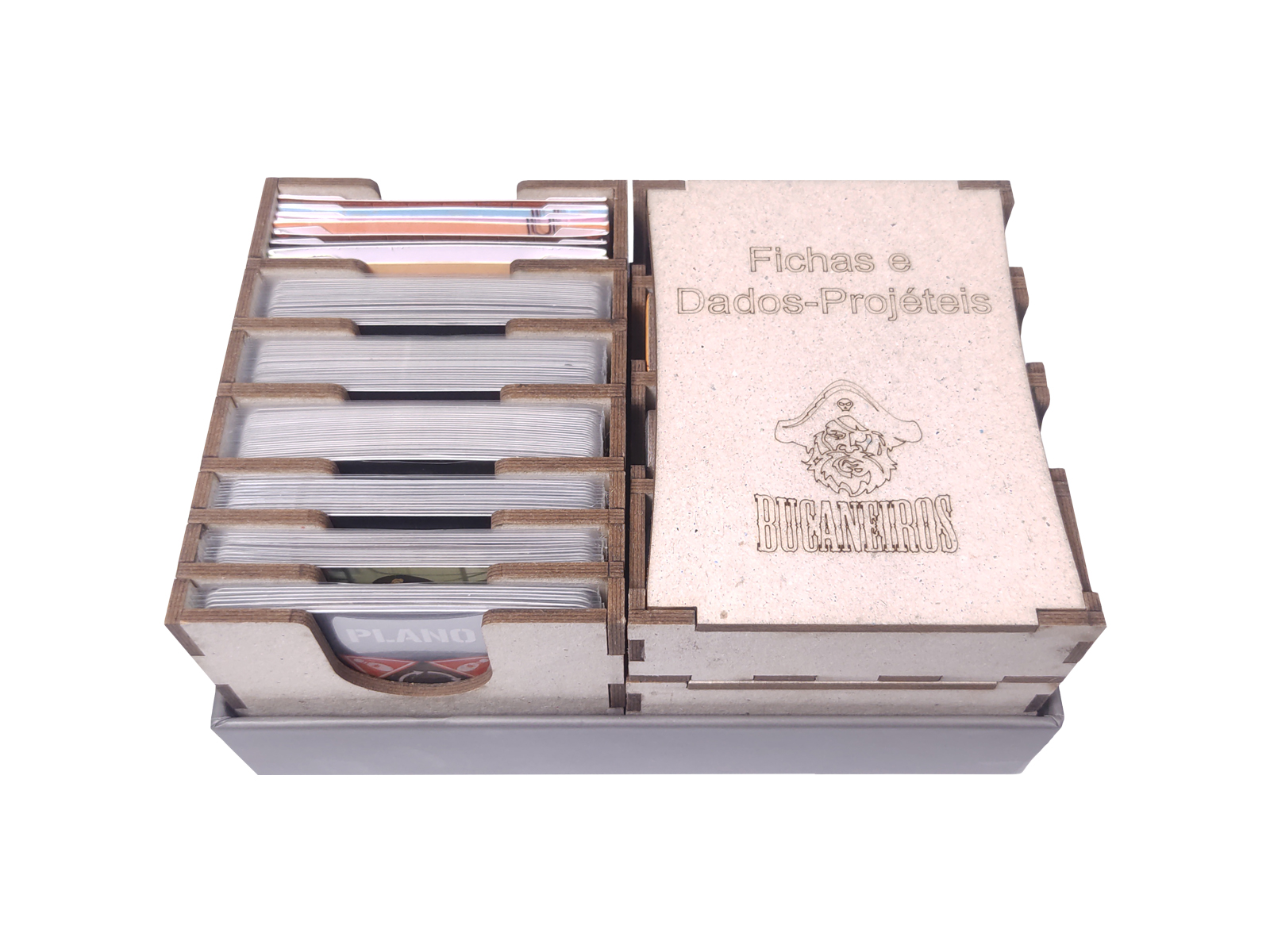 Organizador (SOFT INSERT PARANÁ) para Tiny Epic Crimes + Expansão