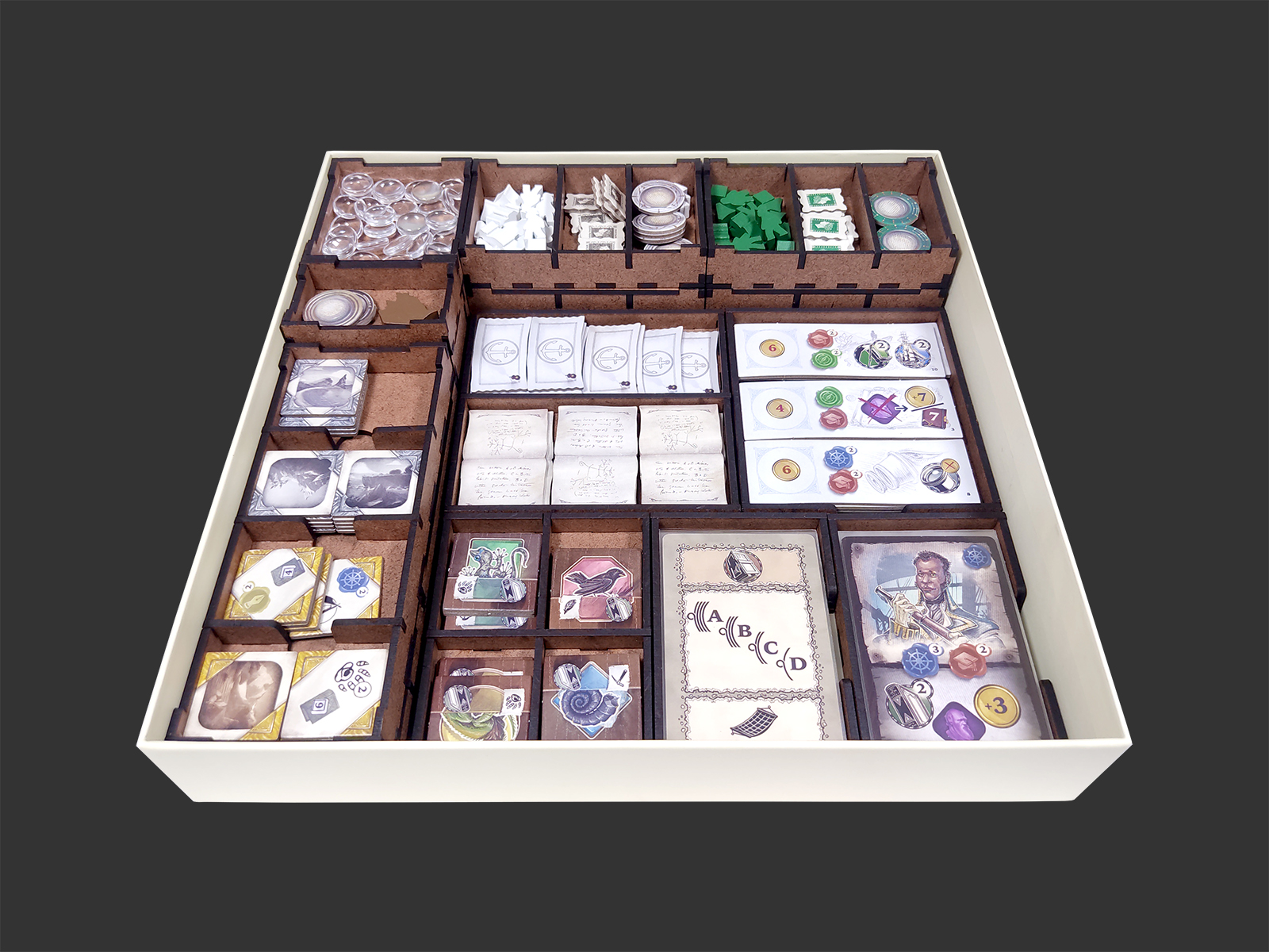 Organizador (INSERT MDF) para Darwin's Journey - Bucaneiros Jogos