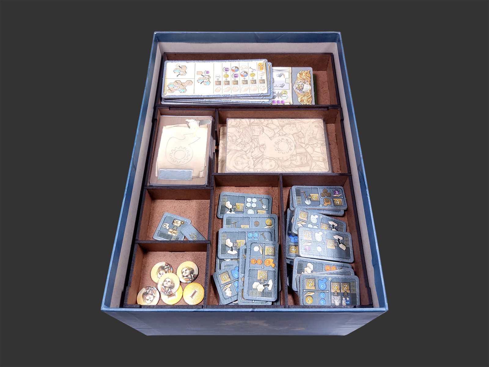 Organizador (INSERT MDF) para Terra Mystica BIG BOX - Bucaneiros