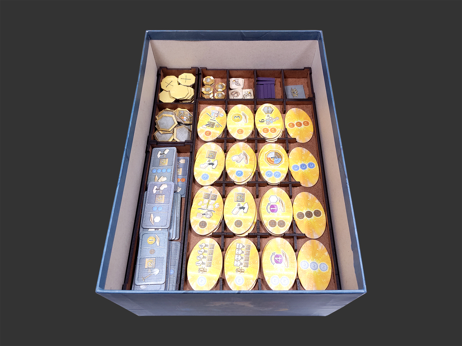Organizador (INSERT MDF) para Terra Mystica BIG BOX - Bucaneiros