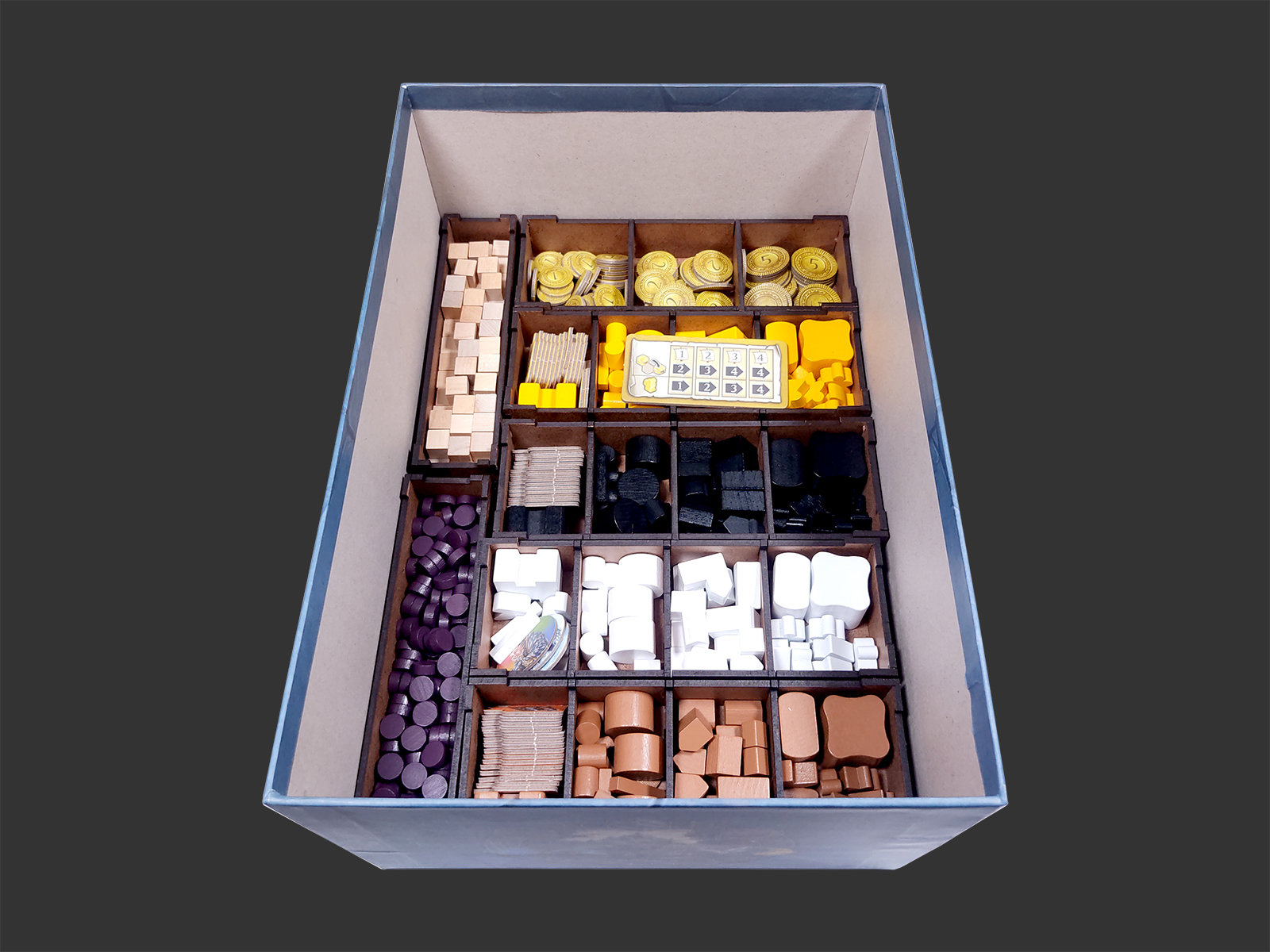 Organizador (INSERT MDF) para Terra Mystica BIG BOX - Bucaneiros