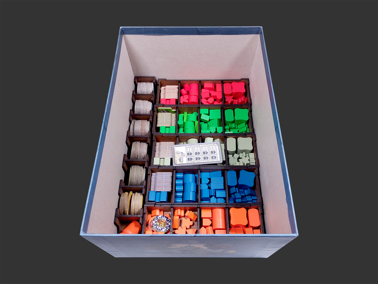 Organizador (INSERT MDF) para Terra Mystica BIG BOX - Bucaneiros