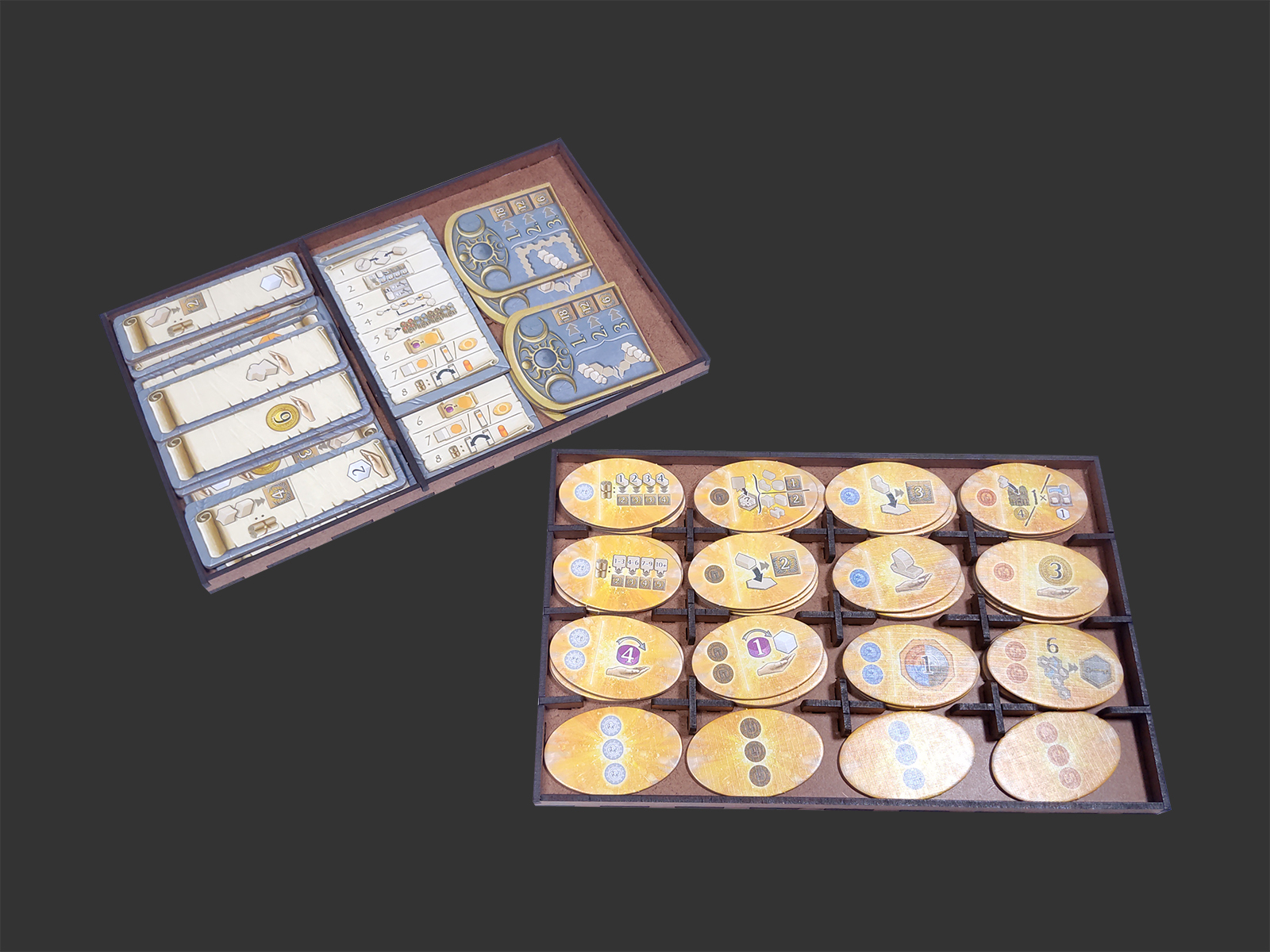 Organizador (INSERT MDF) para Terra Mystica BIG BOX - Bucaneiros